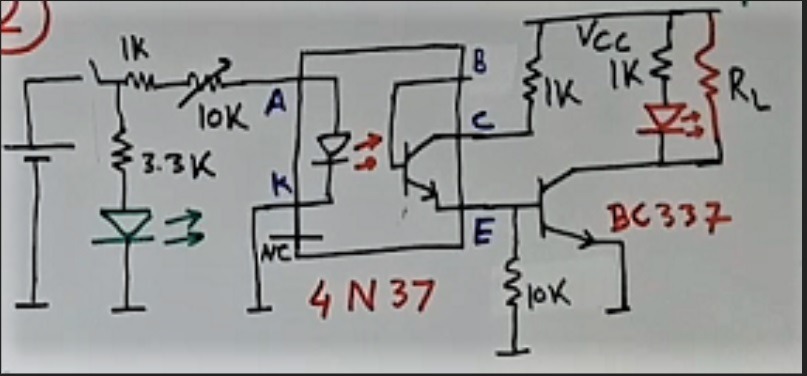  Optocoupler circuit with output amplifier
