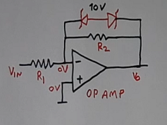 Applications of zener diode in OP amp circuit