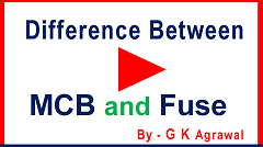 Differences between MCB and fuse