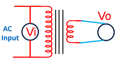 Voltage ratio check in the transformer using the multimeter method